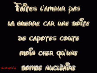 L'amour pas la guerre